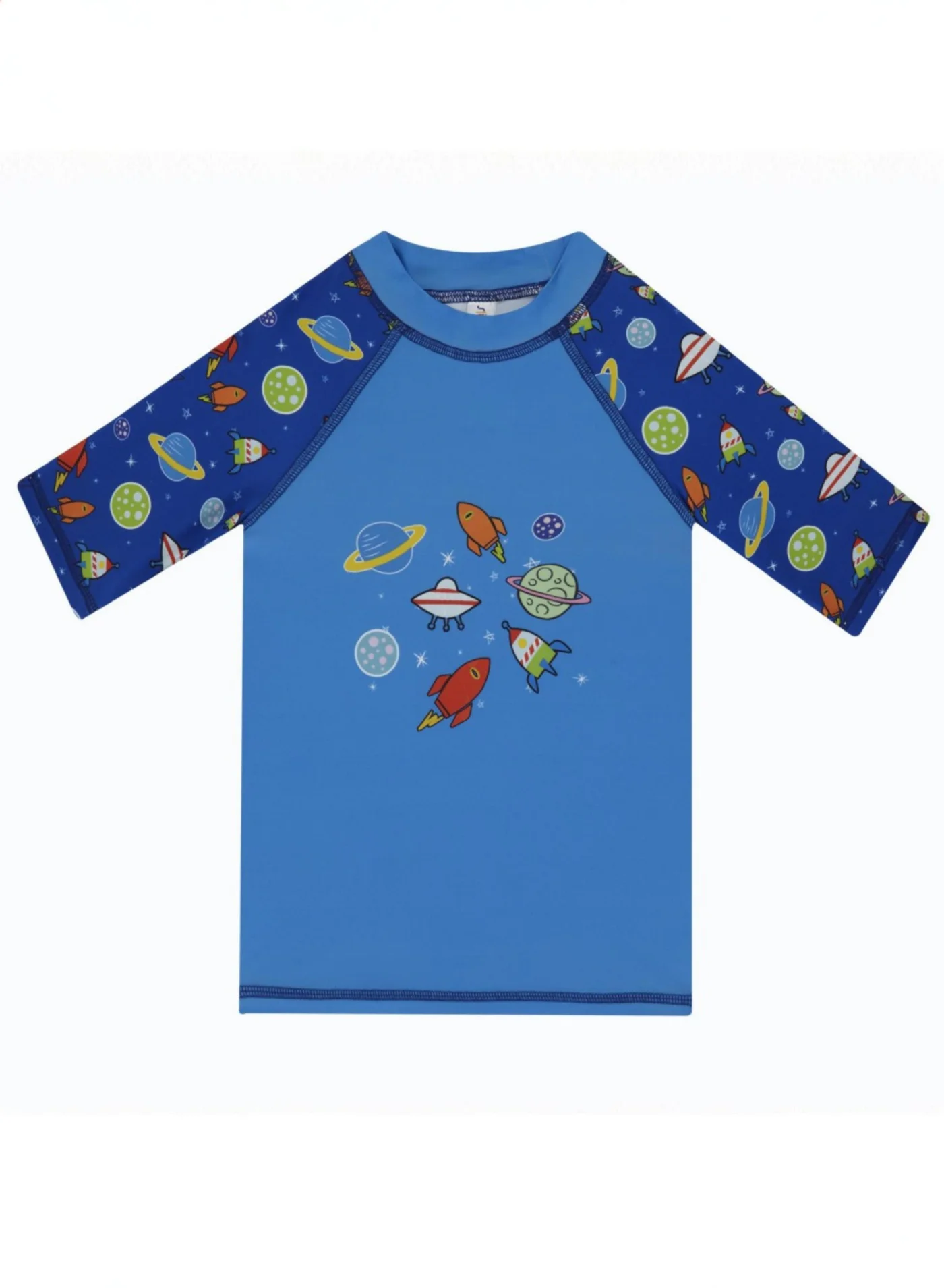 Slipstop Mars Junior Rashguard Premium UV Protection Swim Shirt for Kids (Size 4-5 Years) srker