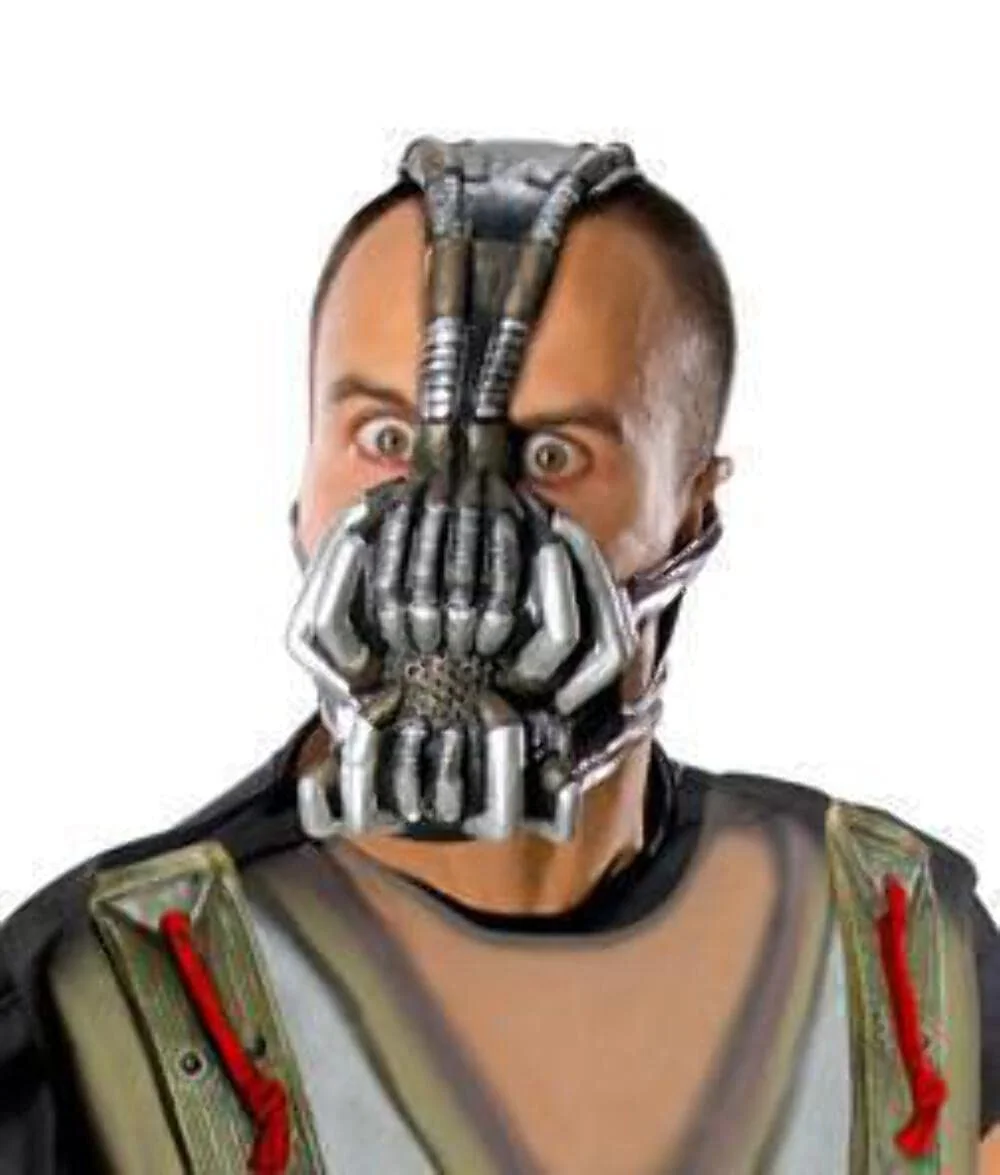 Premium Villain Face Mask for Adults (One Size, Black) 2593u