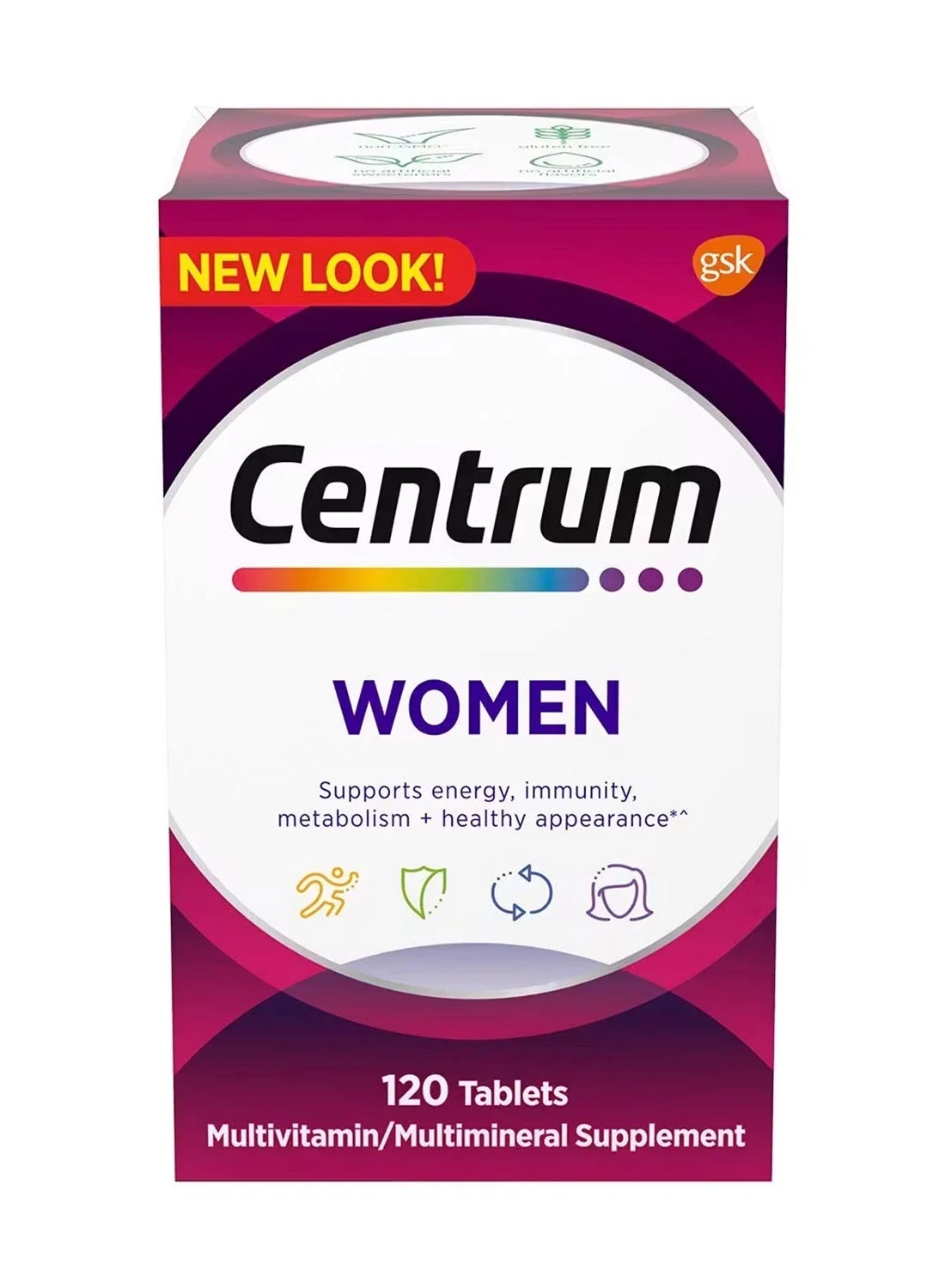 Premium Women Multivitamin & Multimineral Daily Supplement (120 Tablets) e3ors