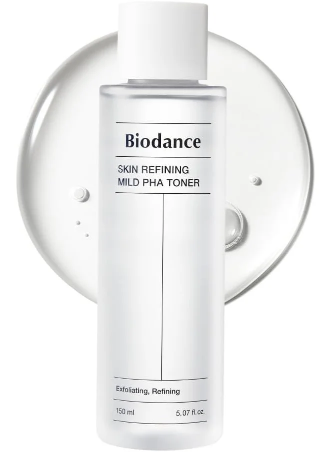 Biodance Skin Refining Mild PHA Toner Gentle Exfoliating Face Care with Ceramides and NMF (150 mL) kwcaf