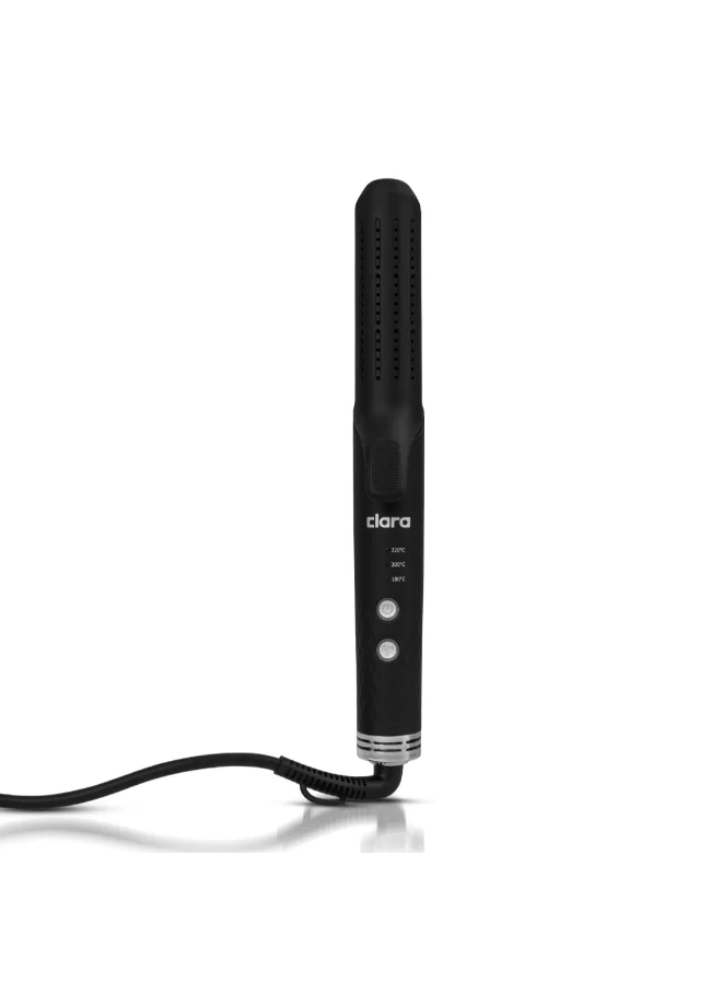 CLARA Professional Hair Straightener with 3 Heat Settings (Black, 30 cm) u0yt3