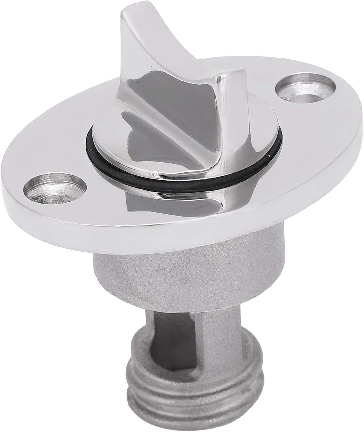 Premium Stainless Steel Boat Drain Plug Heavy-Duty Marine Hardware (5.1 cm x 3.8 cm) n8zdq