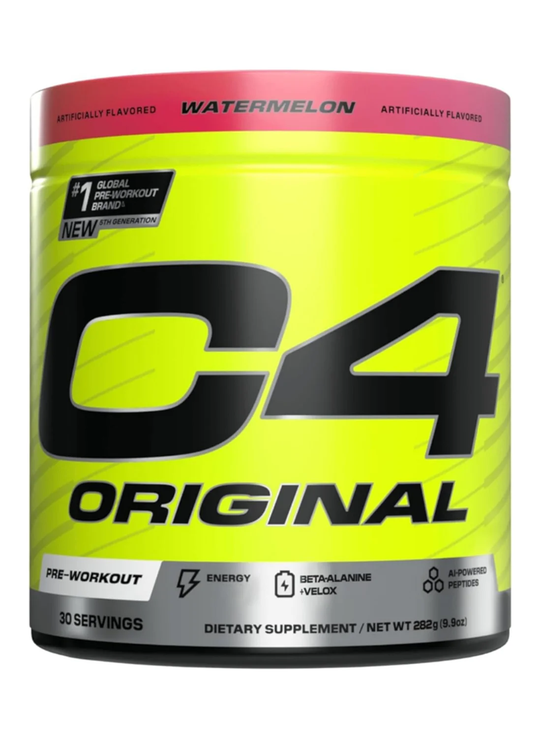 CELLUCOR Pre Workout Energy Powder Supplement with Creatine and Citrulline (Watermelon, 30 Servings) yxhr4