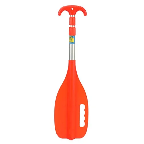 Premium Telescoping Boat Hook and Paddle Multi-Purpose Marine Tool (Orange, 66 cm to 183 cm) y3zxg