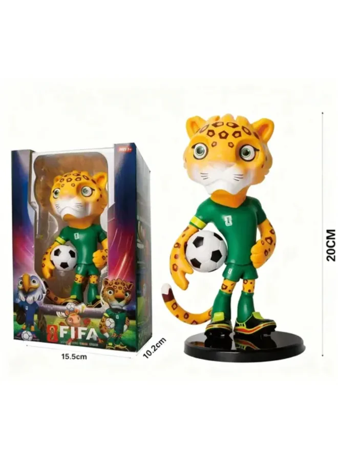 Jayu The Jaguar Eagle Souvenir Mascot Figure (Premium PVC, 15 cm) - Mexico 2026 Commemorative Edition 1a1ow