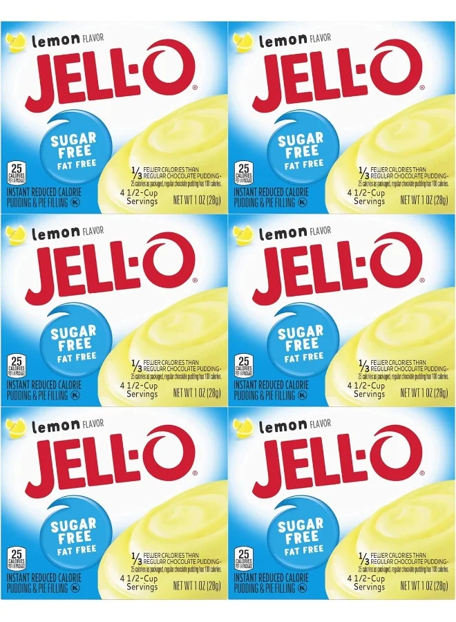 Sugar-Free Instant Lemon Pudding and Pie Filling Mix (Premium Dessert Base, 28g) kkujx