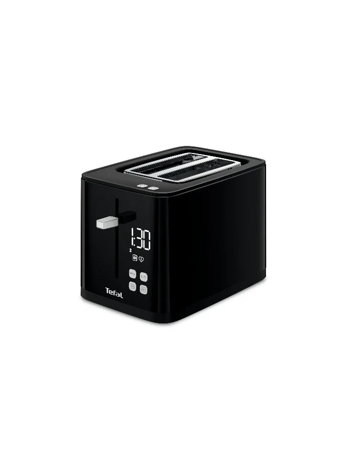 Premium Digital 2-Slot Toaster with 7 Browning Levels and Defrost Function (Onyx Black, 850 W) vp7qg