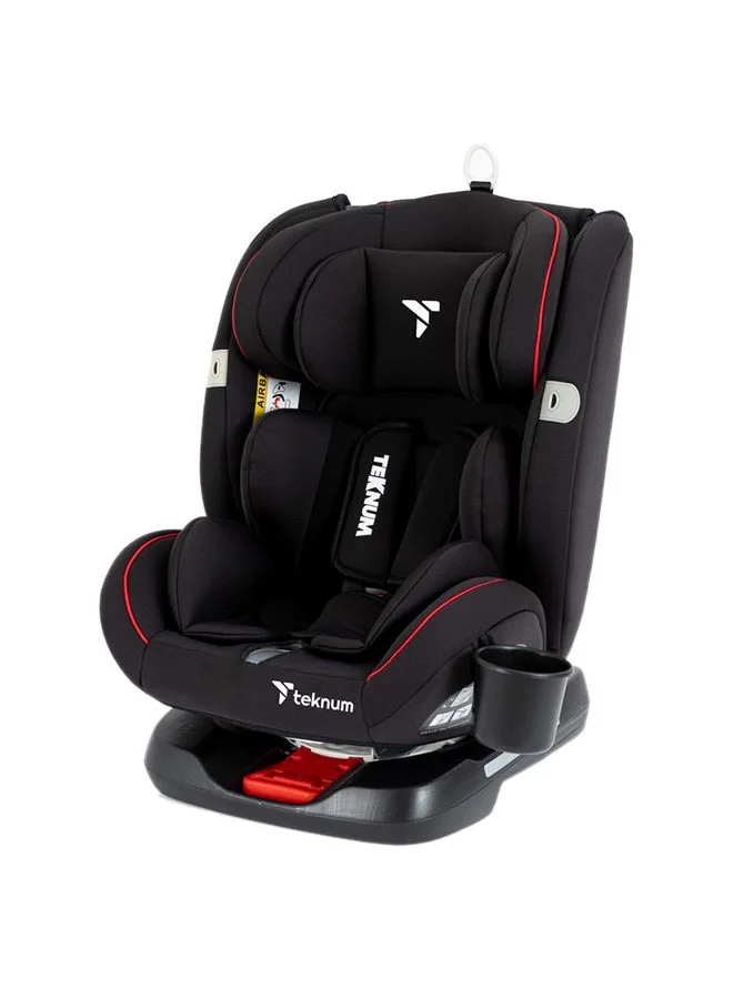TEKNUM Evolve 360 Rotating Car Seat Premium Safety System for Infants and Kids (Black, 0-36 kg) tf8vh