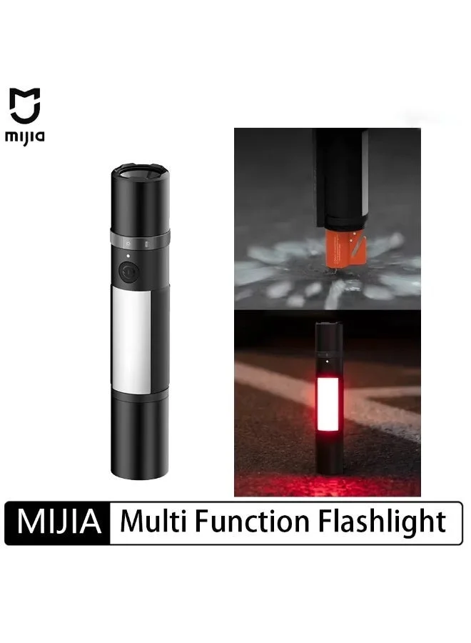 Smart Multi-functional LED Flashlight with Window Breaker and Seat Belt Cutter (Rechargeable, 240m Beam, Metal) wud79