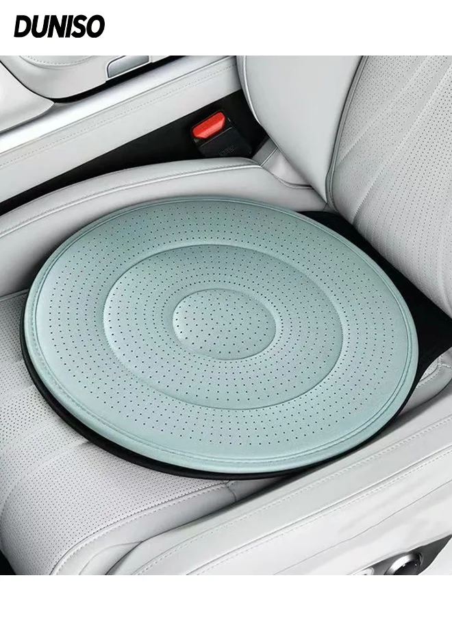 DUNISO 360 Degree Rotating Car Seat Cushion Ergonomic Non-Slip Support Pad for Elderly and Pregnant Women (40 cm) 1gpf6
