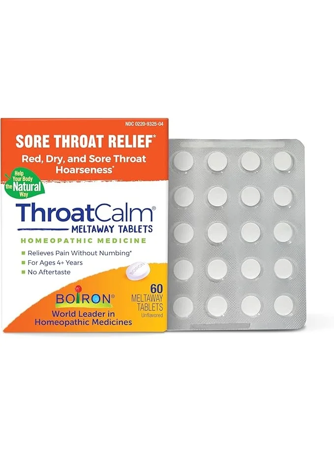 Throat Relief Tablets for Soreness and Hoarseness (60 Count) x2ogr