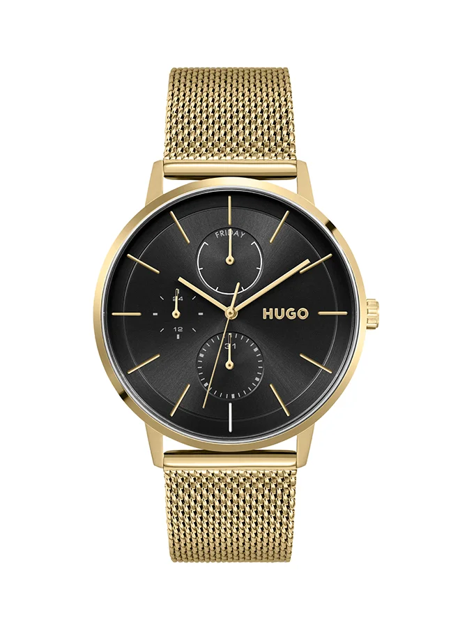 Premium Analog Quartz Wrist Watch Stainless Steel Round Dial (43 mm) For Men kzlml