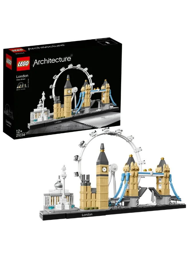 Building Blocks London Skyline Architecture Construction Set (Premium Plastic, 468 Pieces) bhk12