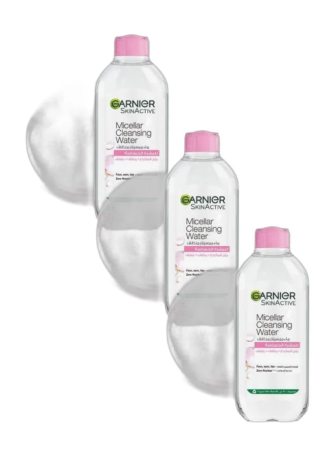 Micellar Cleansing Water Gentle Makeup Remover (Triple Pack, 1200 mL) 8tcut