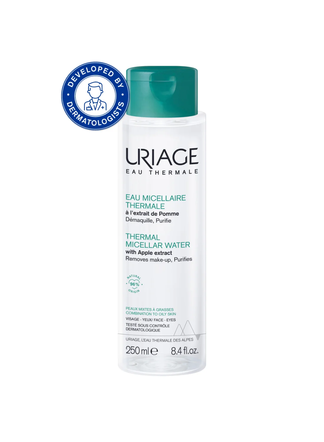 Uriage Micellar Thermal Water Gentle Cleanser And Makeup Remover For All Skin Types (500 mL) 1iqin