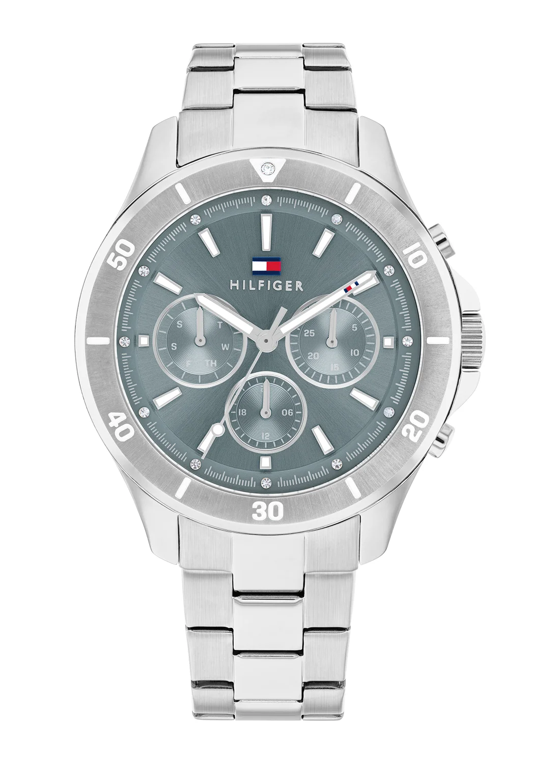Premium Analog Round Stainless Steel Wrist Watch for Women (38 mm) a9z19