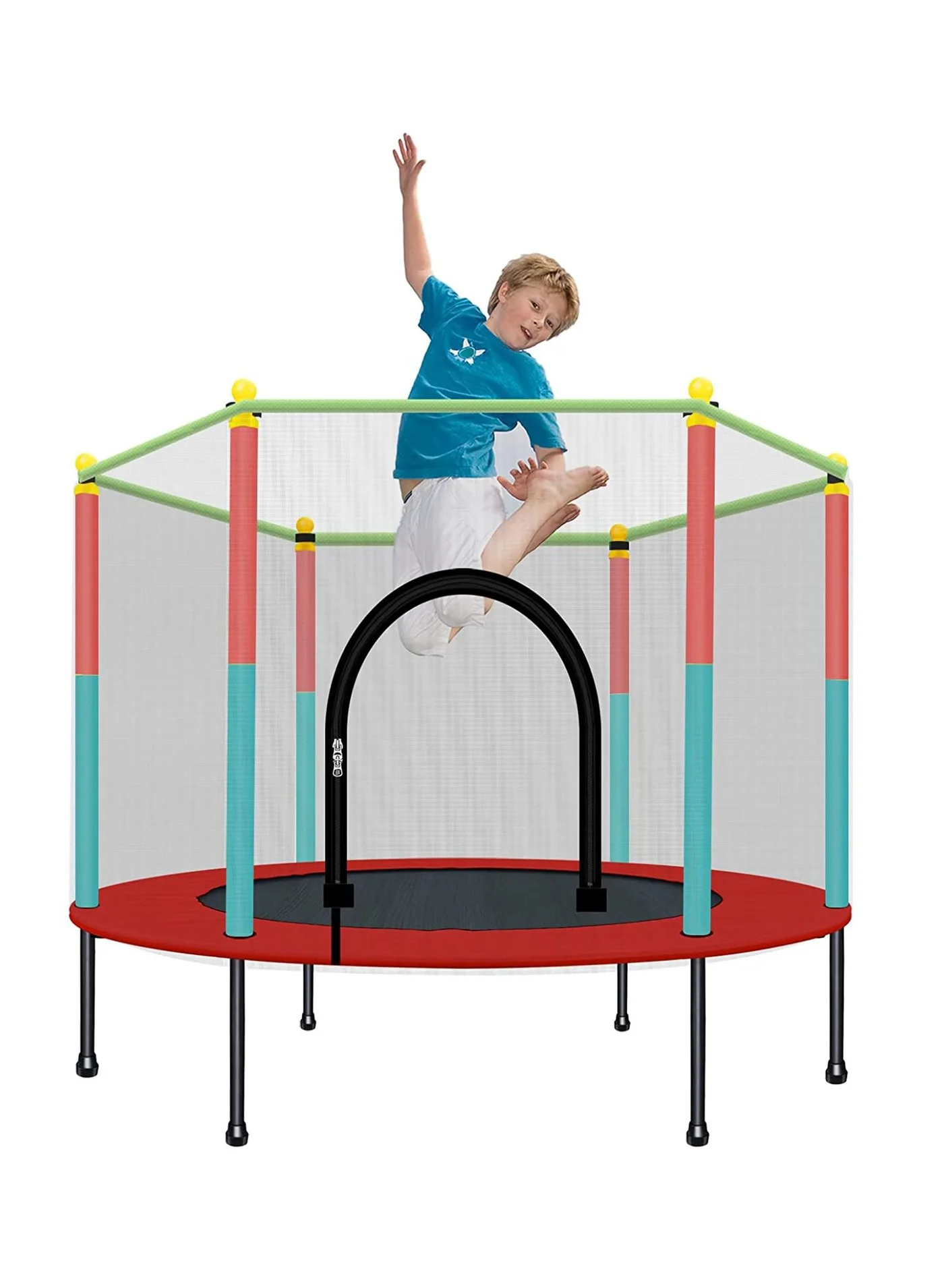 DubaiGallery Indoor Trampoline with Safety Guardrail for Kids and Adults (120 cm) jz5uq