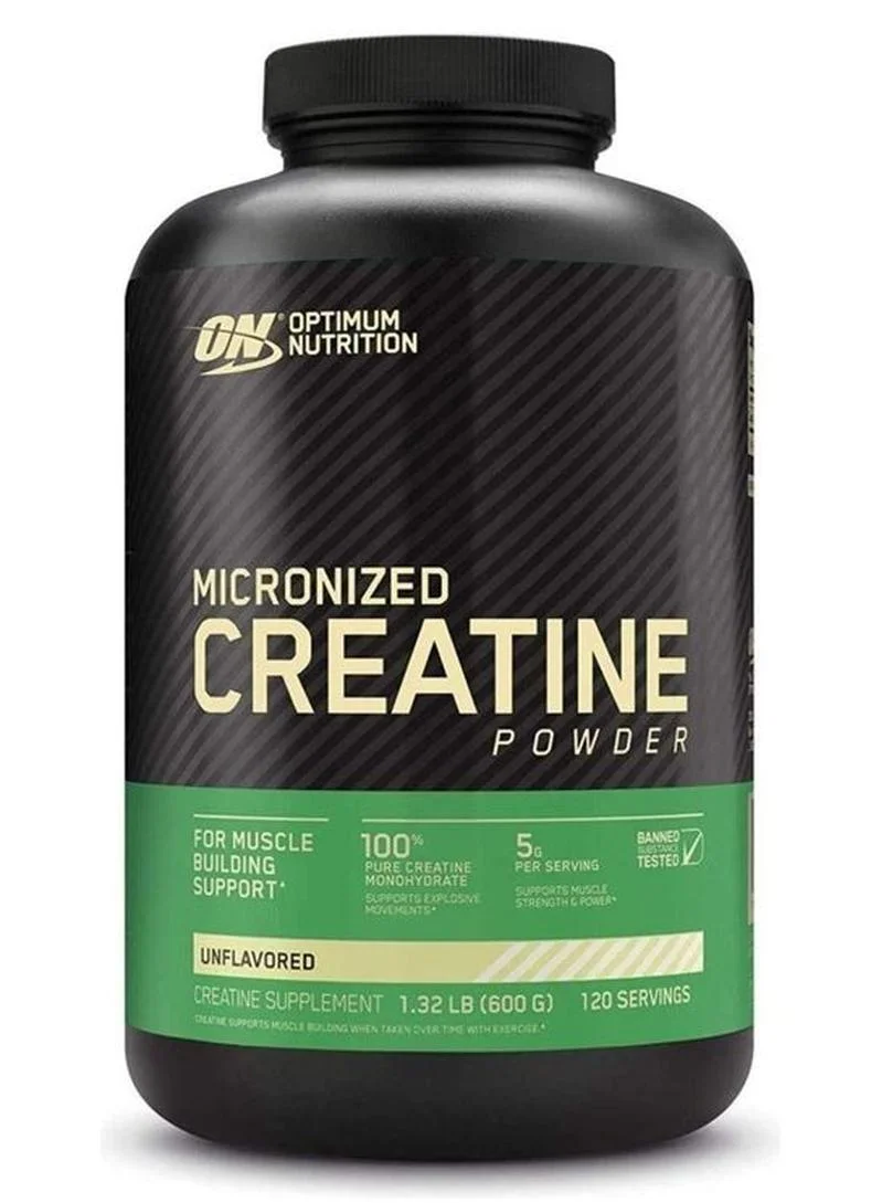 Premium Micronized Creatine Monohydrate Powder Unflavored (120 Servings) 76puk