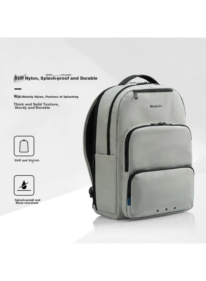 Premium Business Commuter Laptop Backpack for 15.6 Inch Devices Water-Resistant Professional Travel Bag for Men (Black, 45 cm x 30 cm x 15 cm) 8bwj4