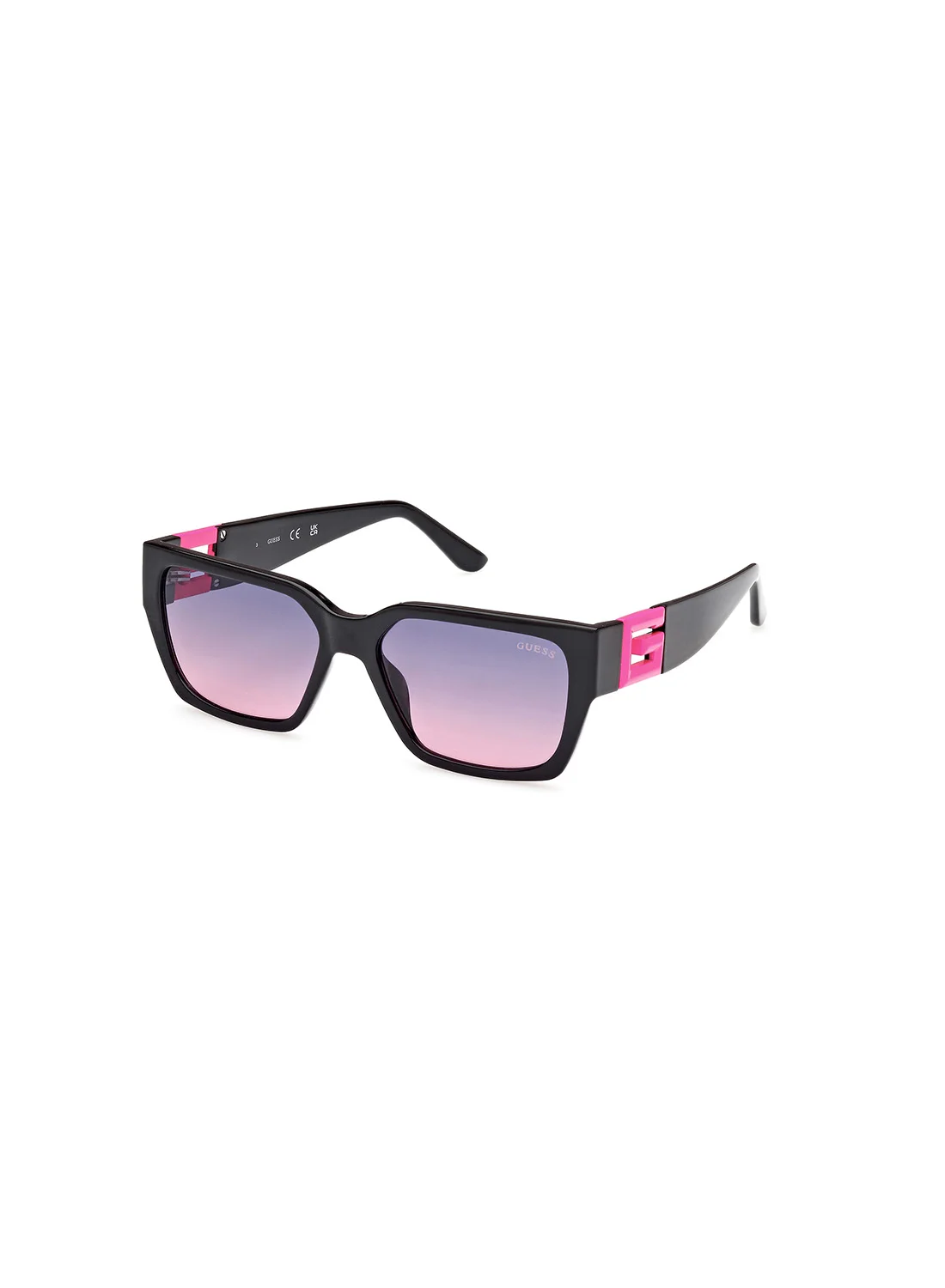 Premium Square UV Protection Sunglasses for Men and Women (Black, 55 mm) 01twy