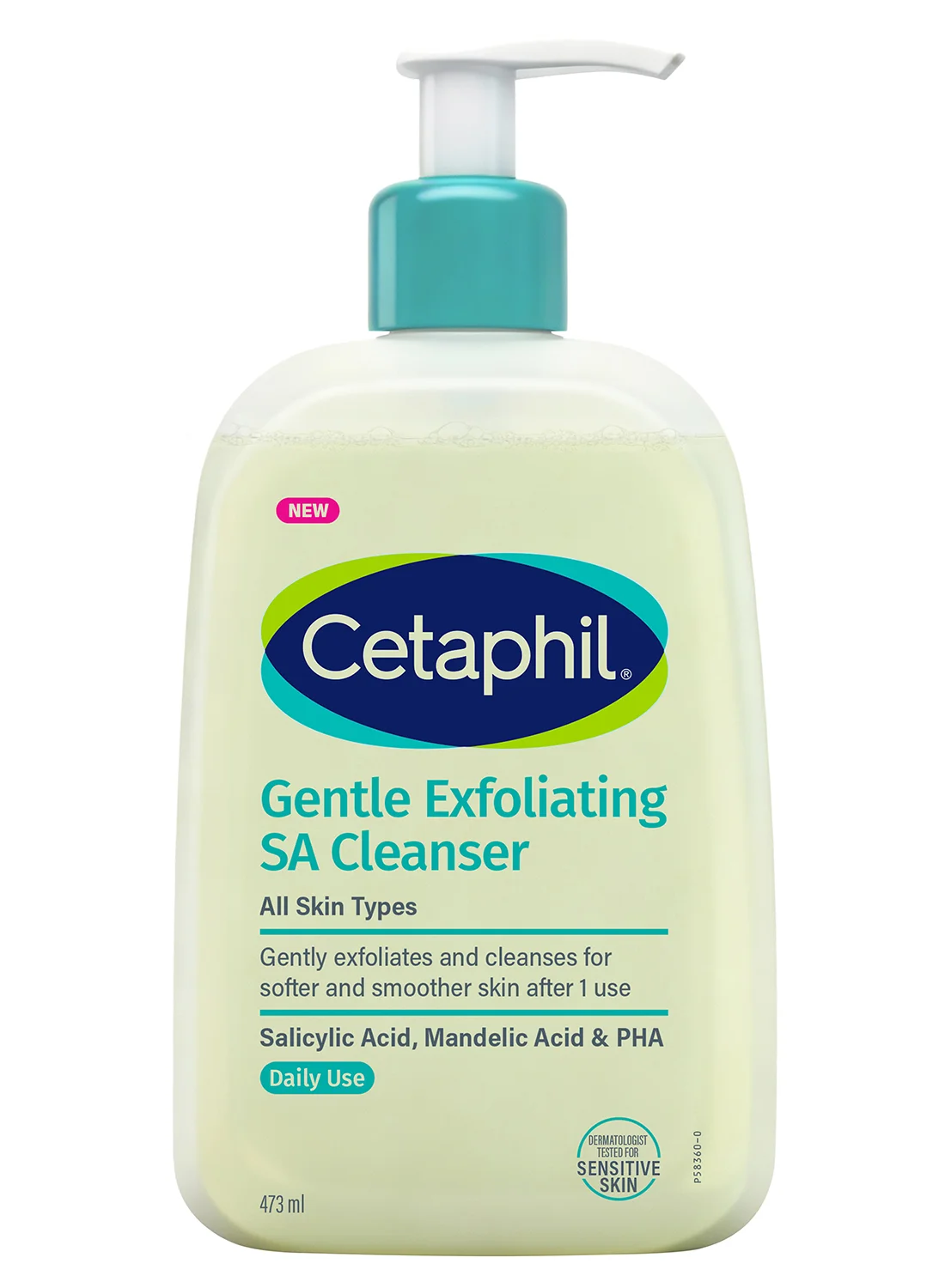 Gentle Exfoliating Foaming Gel Cleanser with Salicylic Acid for All Skin Types (473 mL) cr61g