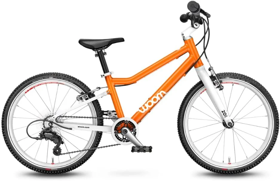 Premium Kids Bicycle 4-Speed Adjustable Seat Lightweight Frame (Flame Orange, 20-Inch) ptji6