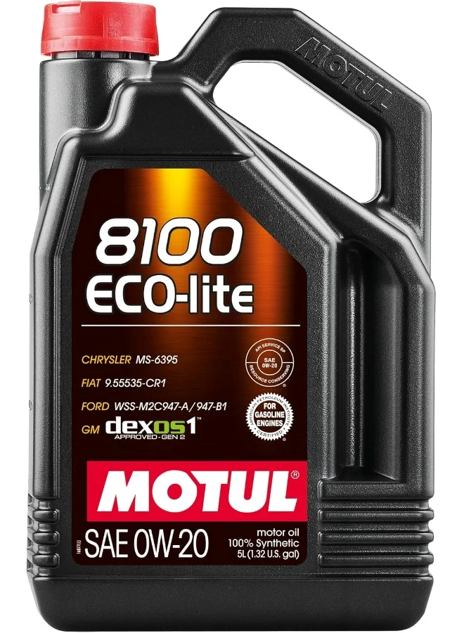 Premium Synthetic Engine Oil 0W20 Eco-Lite High-Performance Lubricant (1 L) 42b57