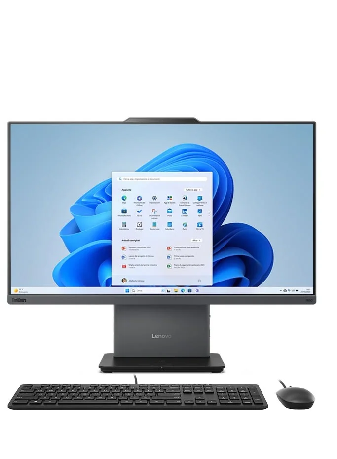Premium All-in-One Desktop PC 23.8 Inch Full HD IPS Display, Intel Core i7, 16GB RAM, 512GB SSD, Windows 11 Pro, English/Arabic Keyboard (Luna Grey) iefkq