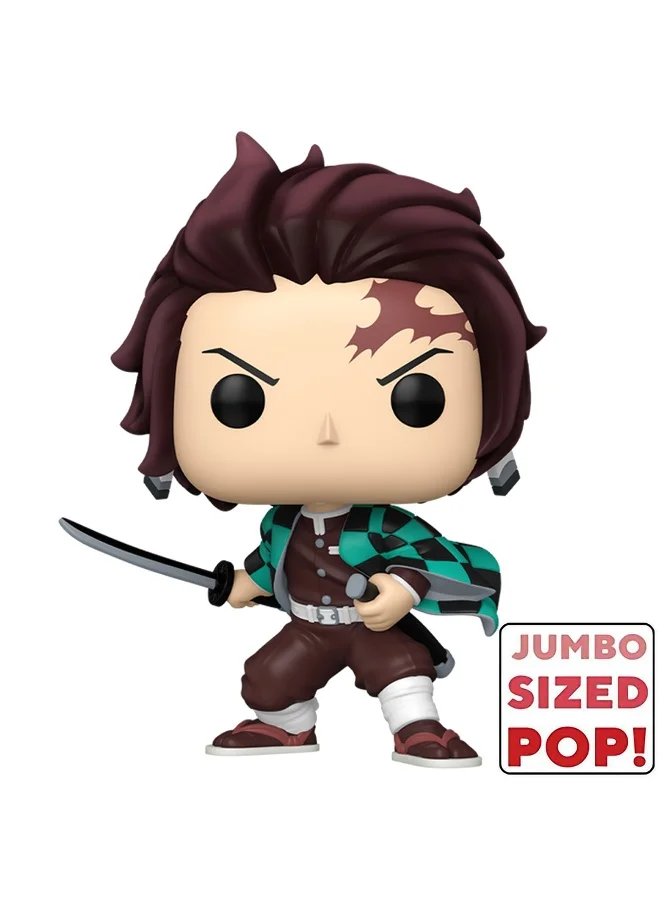 Premium Anime Character Collectible Vinyl Figure - Tanjiro Jumbo Edition - Detailed Display Statue for Fans and Collectors (25 cm) w8ssb