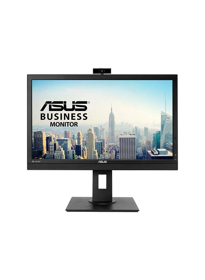 Premium 24-inch FHD IPS Video Conferencing Monitor with Integrated Webcam and Stereo Speakers (Black, 60Hz) 6lrd8