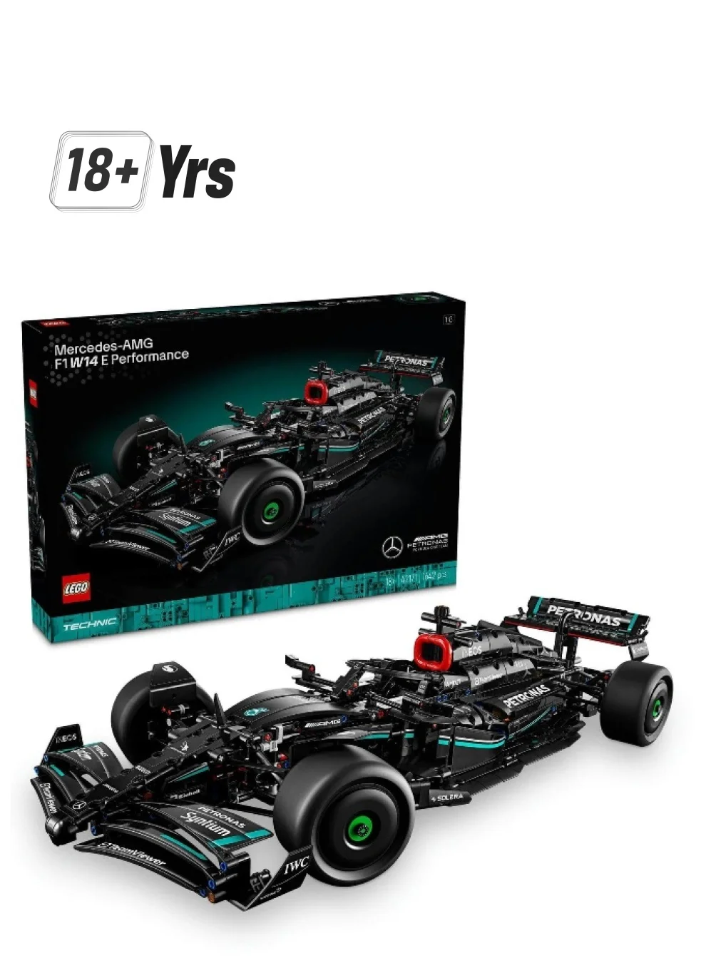 Building Blocks Racing Car Model Kit Premium Construction Set for Adults (1642 Pieces) bhcke