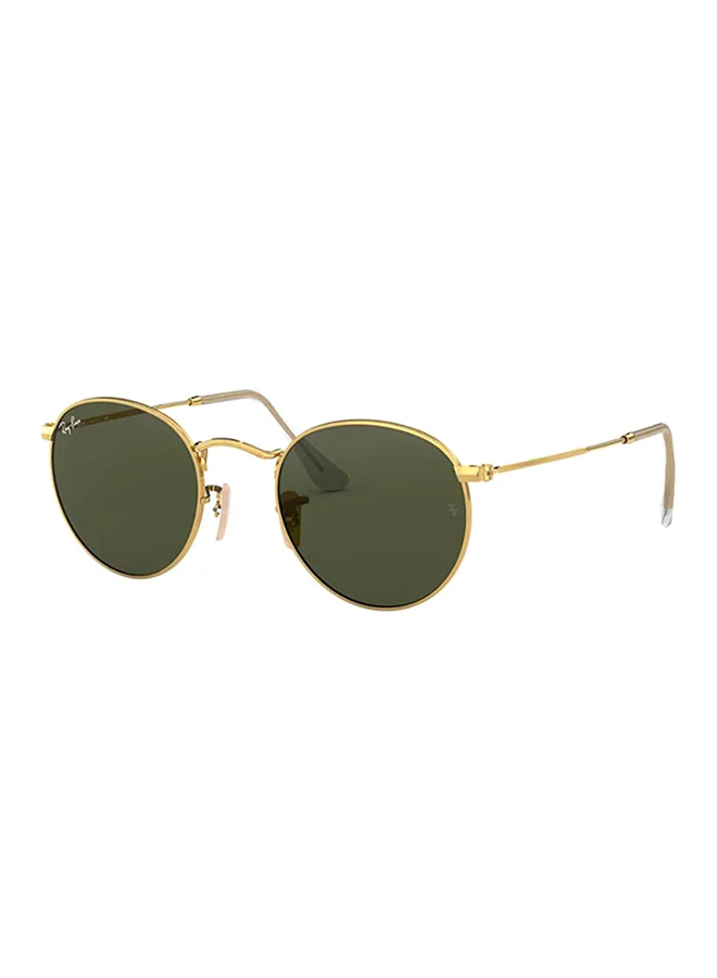 Premium Unisex Round Sunglasses Full Rim Metal Frame (Gold, 50 mm) v6fxq