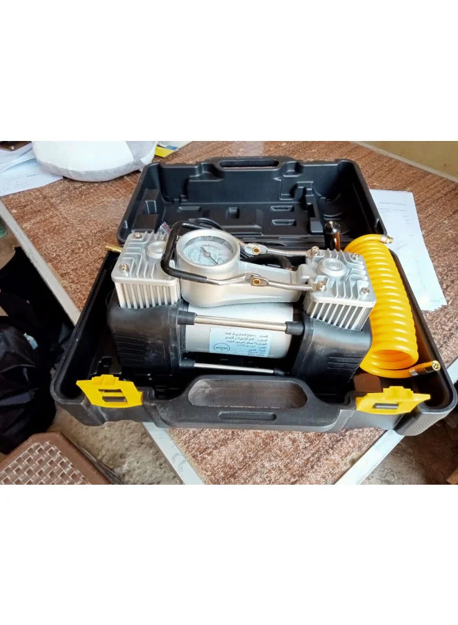 Camel Portable Air Compressor with Hard Carrying Case (Heavy-Duty, 12V, Compact) 8k1i4