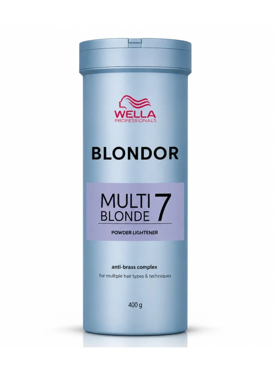 Wella Professional Blondor Multi Blonde Powder Lightener for All Hair Types (400g) r3wyk