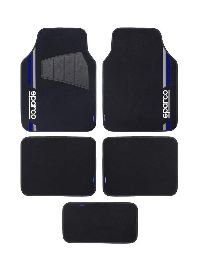 Premium 5-Piece PVC Car Floor Mat Set Heavy-Duty Waterproof Interior Protection (Universal Fit) 6sozy