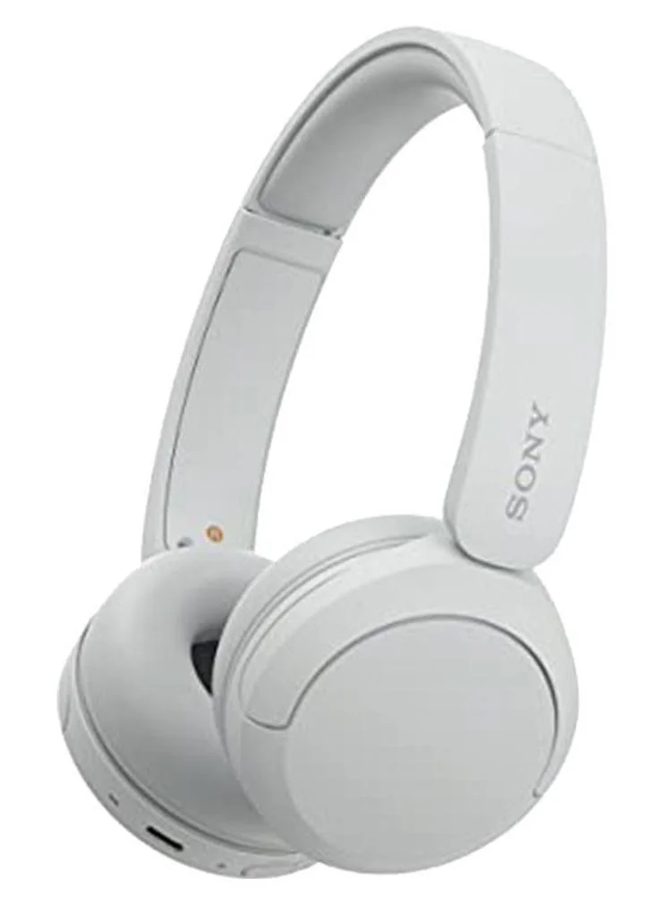 Premium Wireless Bluetooth On-Ear Headphones with Built-in Microphone for Clear Phone Calls (White) hfn6s