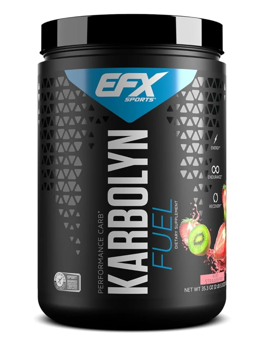 EFX SPORTS Karbolyn Fuel Complex Carbohydrate Powder for Athletic Endurance (Strawberry Kiwi, 907 g) 440ao