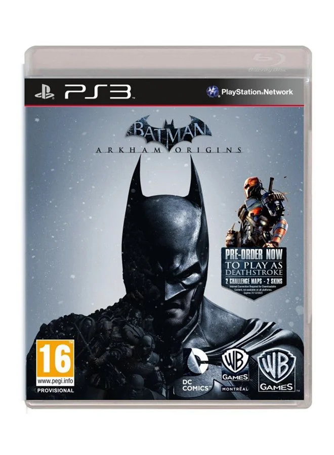Batman Arkham Origins Action Adventure Game for Console (International Version, Single & Multiplayer) 59vcw