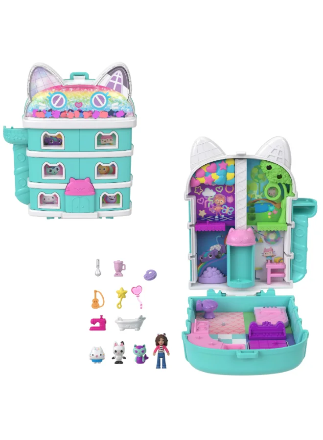 Miniature Dollhouse Playset Portable Compact Toy Set for Kids (1 Piece) bdxr3