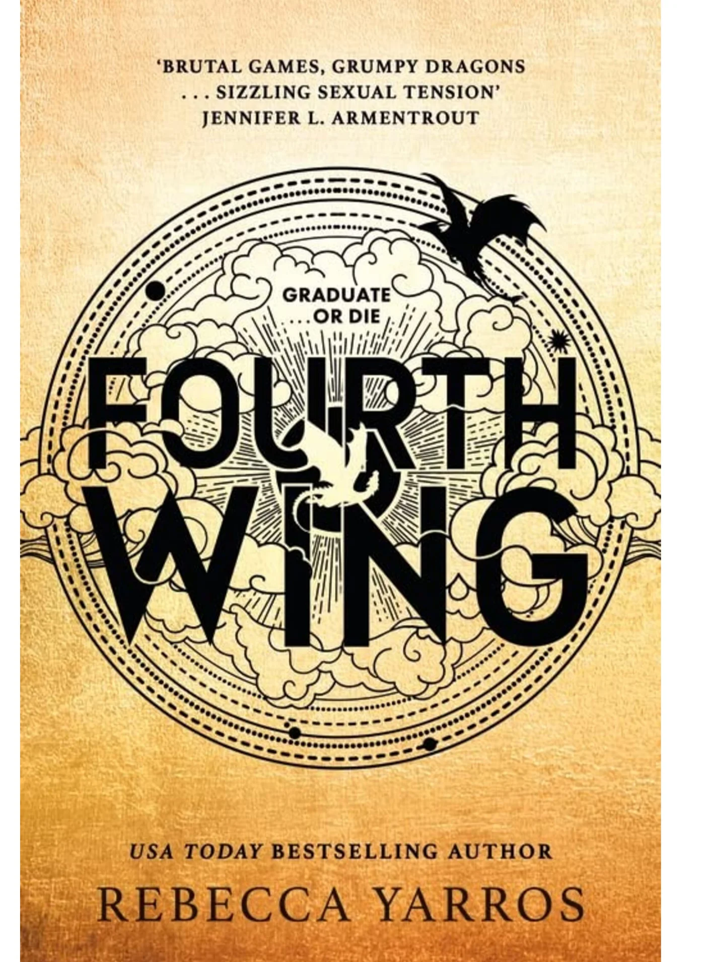 Fourth Wing Hardcover Fantasy Novel Premium Edition (Standard Size) 5pfxp