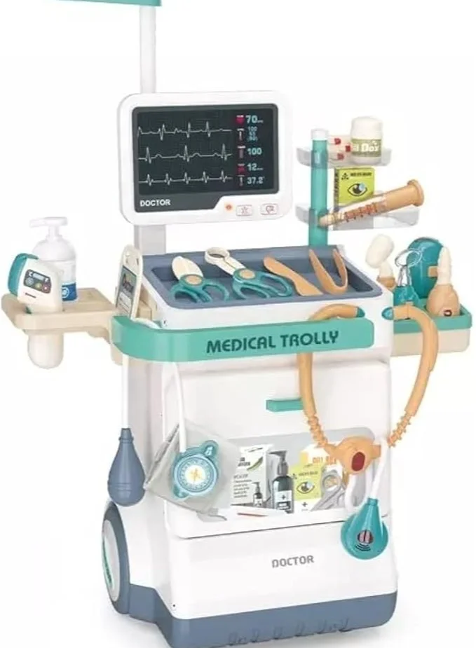 Nano Classic Pretend Play Doctor Set for Kids Educational Role Play Medical Kit (15-Piece Set) m427x