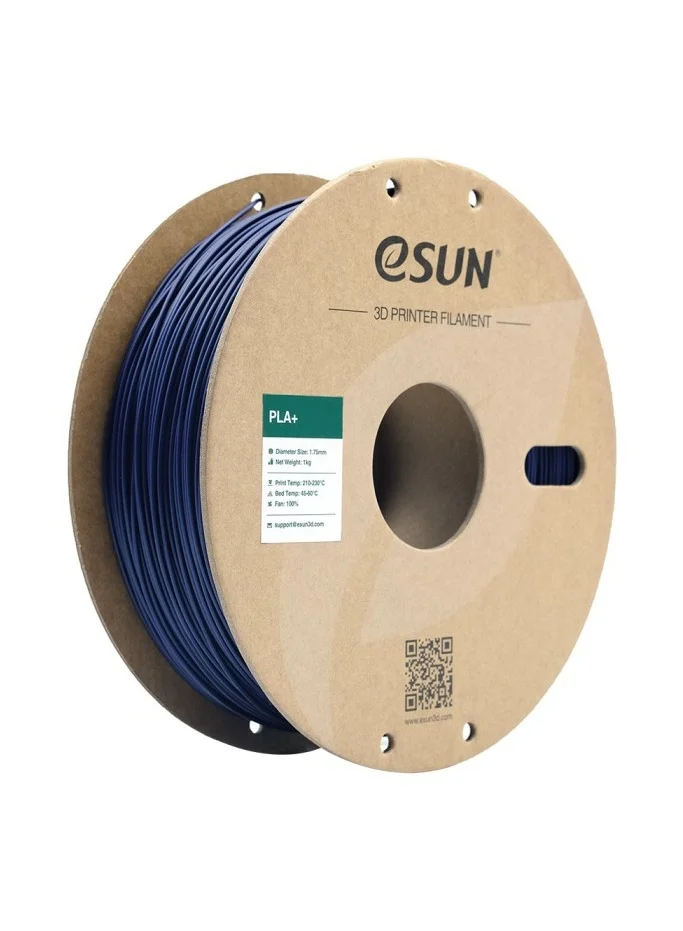 Premium PLA+ 3D Printer Filament 1.75 mm High-Precision Printing Material (Dark Blue, 1 kg) c1rtu