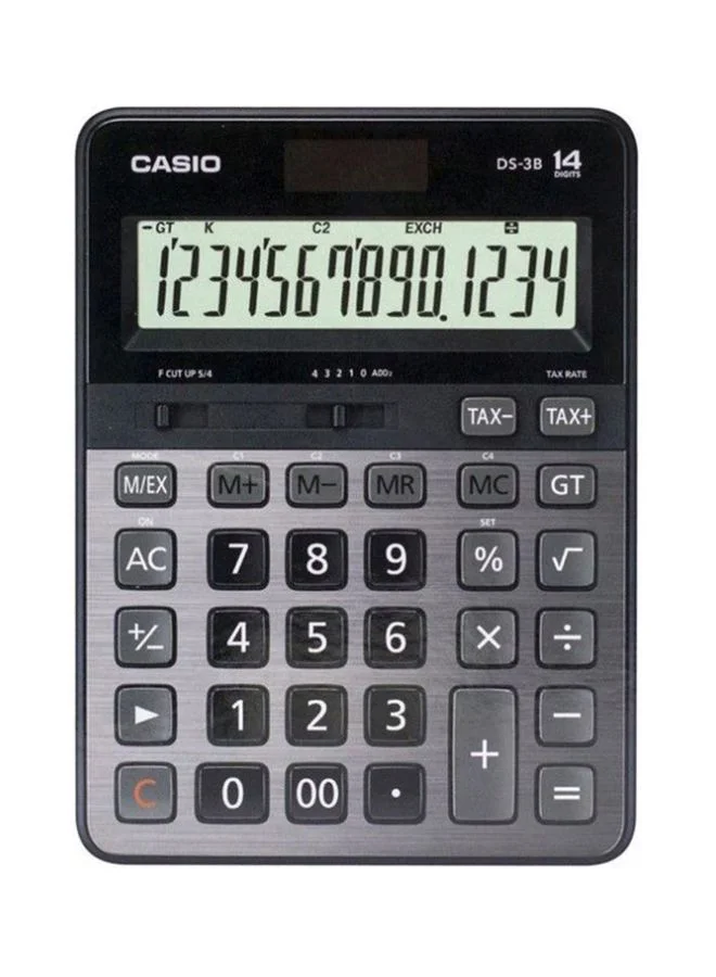 Premium Heavy Duty Desktop Calculator 14-Digit Large Display Professional Office Tool (Multicolour) w2zz6