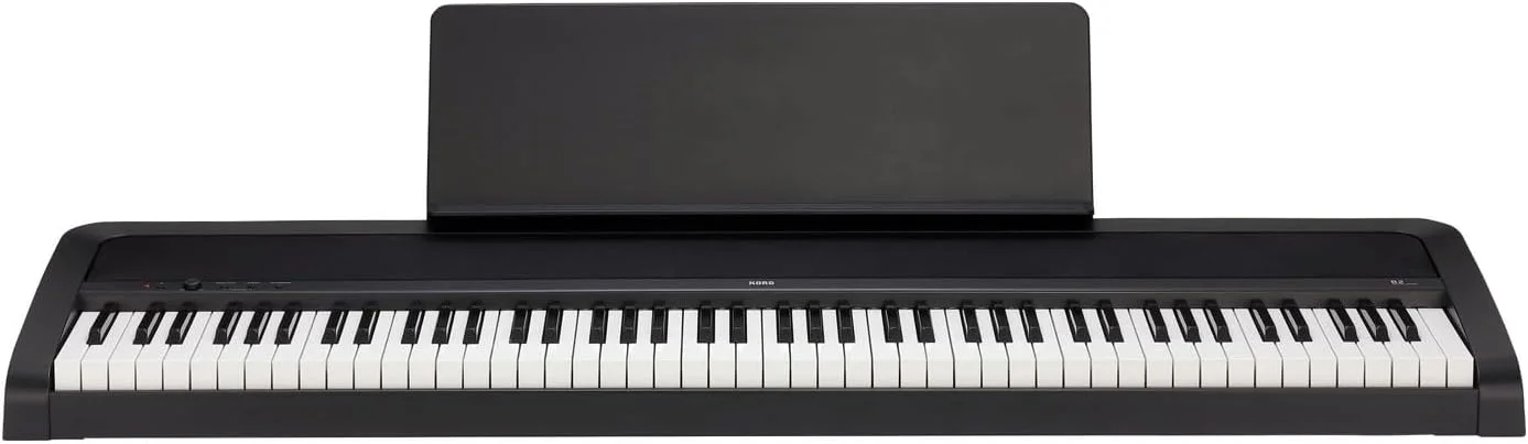 Premium Digital Piano with 88 Weighted Keys Full-Size Keyboard for Home and Studio Performance (Black) fmzsw