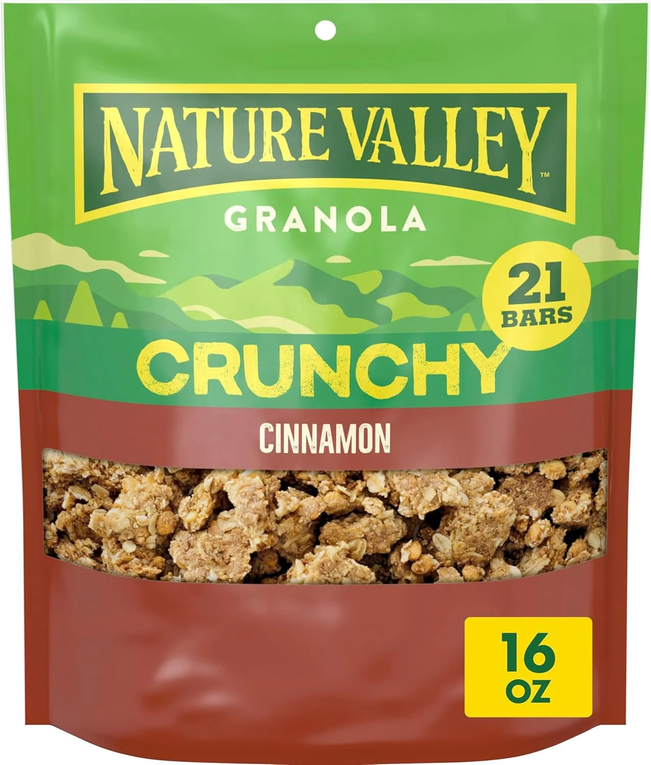 Nature Valley Crunchy Granola Bars Cinnamon Flavor (Premium Whole Grain Snack, 210 g) qtzyf