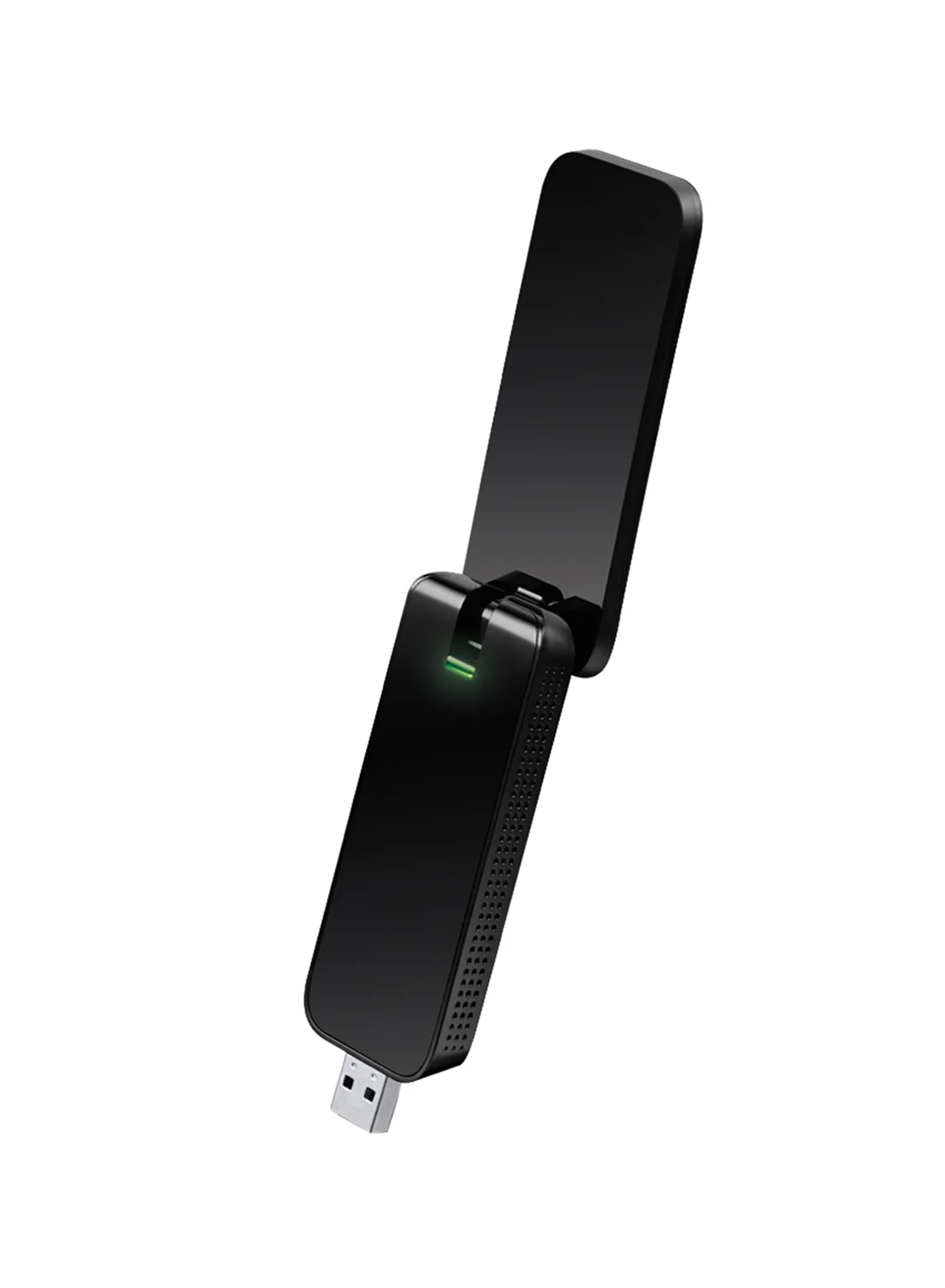 Premium AC1300 Dual Band Wireless USB Adapter High Gain Antenna Network Dongle for PC and Laptop (Black) ecsn4