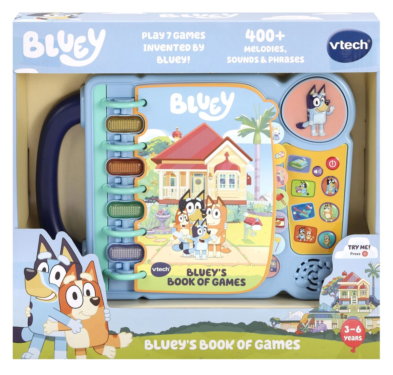 Interactive Learning Book for Kids Educational Story Activity Toy (Blue, 25 cm) 3sp9k