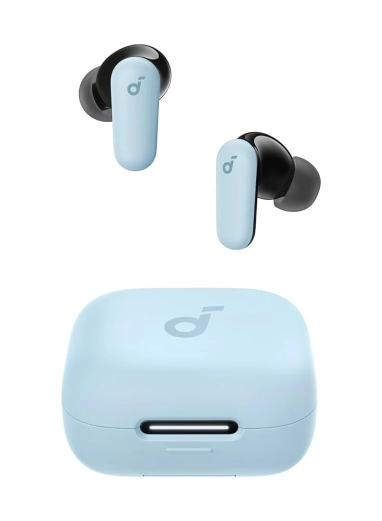 Premium Wireless Noise Cancelling Earbuds with Powerful Bass and Smart App Control (Blue) 12oxr