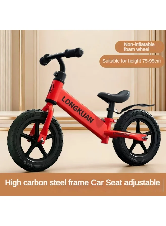 Premium Balance Training Bicycle for Kids - Durable Steel Frame No-Pedal Riding Toy for Toddlers (20 Inch) ed0oz