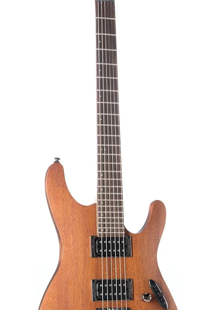 Professional Electric Guitar Solid Body Mahogany Finish (6-String, Standard Scale) 6wrq0